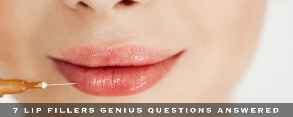 7 LIP FILLERS GENIUS QUESTIONS ANSWERED