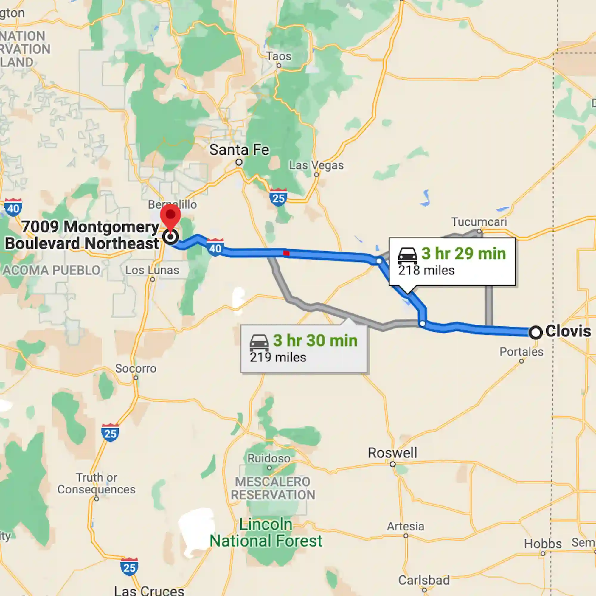 TAP TO OPEN GOOGLE MAP DIRECTIONS – MEDICAL SPA SERVING CLOVIS NM TO SANDIA SKIN + FACE MEDICAL SPA