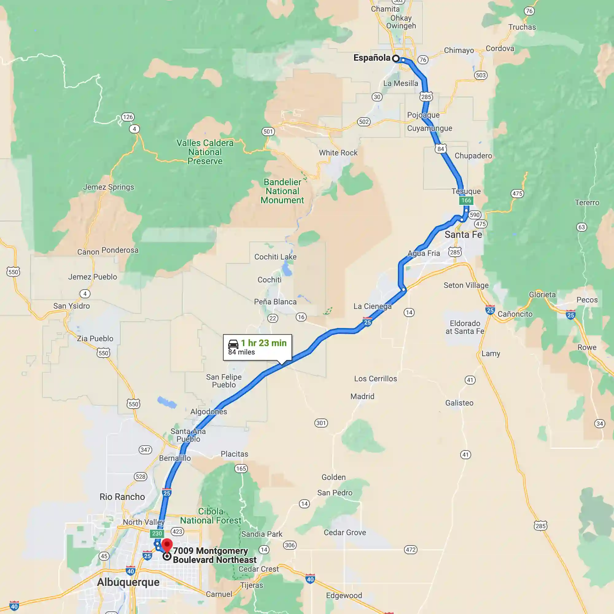 TAP TO OPEN GOOGLE MAP DIRECTIONS – MEDICAL SPA SERVING ESPANOLA NM TO SANDIA SKIN + FACE MEDICAL SPA